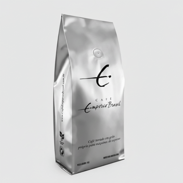 Café Torrado em Grãos Empório Brasil Prata 1Kg